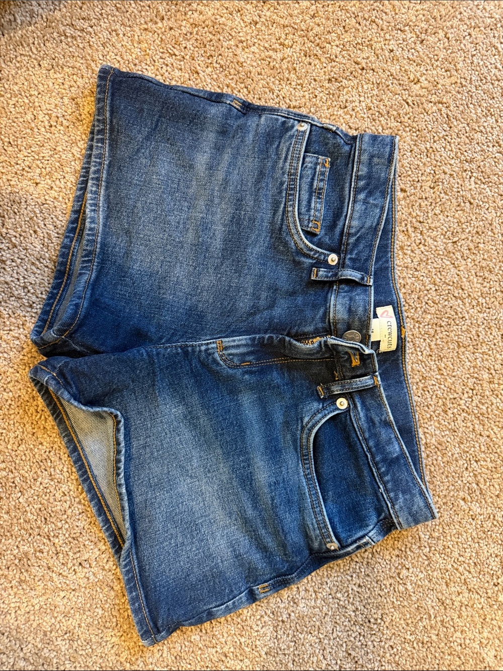 Crewcuts Women's Dark Blue Denim Shorts